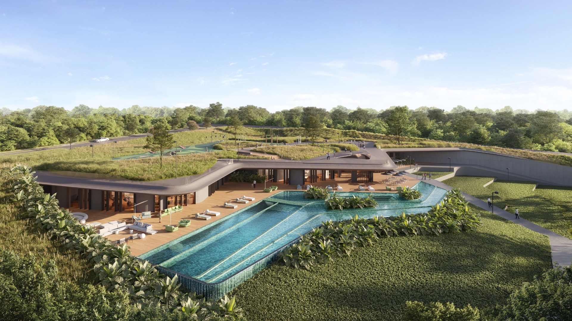 Obra de arte em forma de arquitetura.