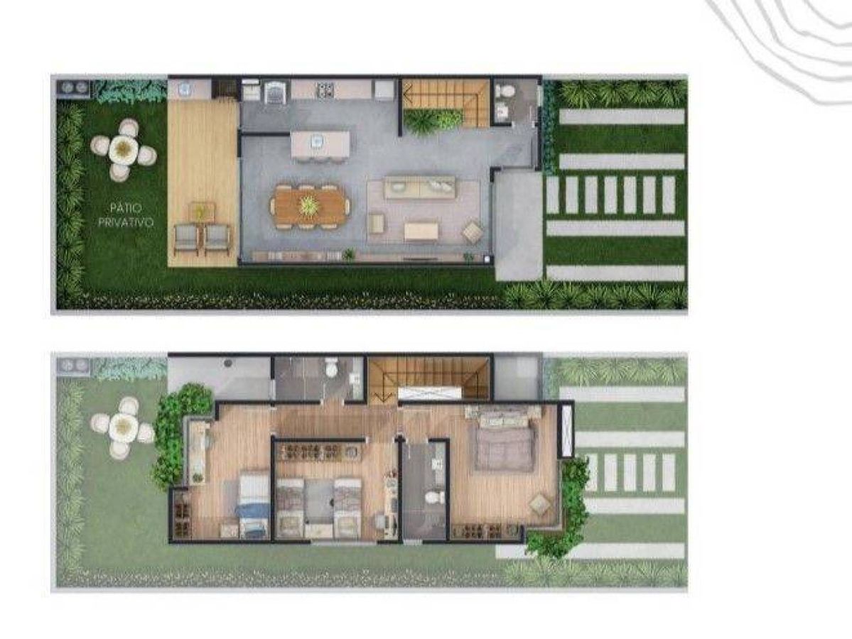 Casa com 3 dormitórios à venda, 128 m² - Alphaville - Gravataí/RS — foto 2