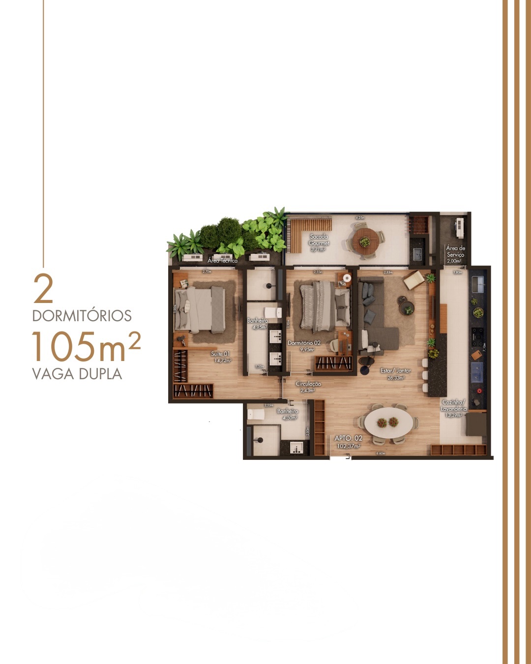 Apartamento 2 dormitórios · 105 m² · Alphaville — foto 10